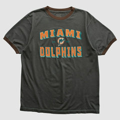 Miami Dolphins Reebok 2000s T-shirt Charcoal Vintage | Fanatics