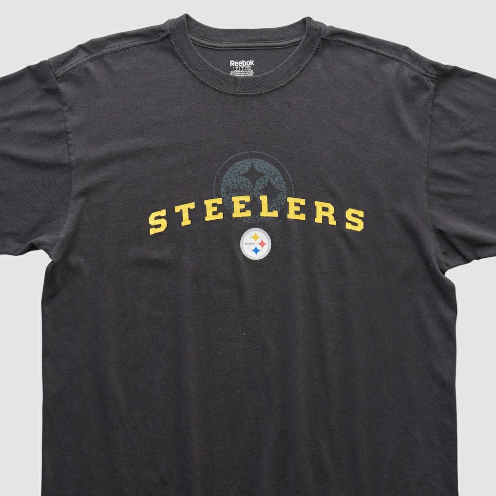 Pittsburgh Steelers Reebok 2000s T-shirt Black Vintage | Fanatics