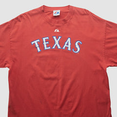 Texas Rangers Majestic 2000s T-shirt - MLB