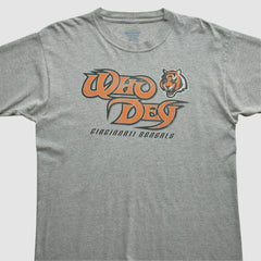 Cincinnati Bengals Reebok 2000s T-shirt Heather Gray Vintage | Fanatics