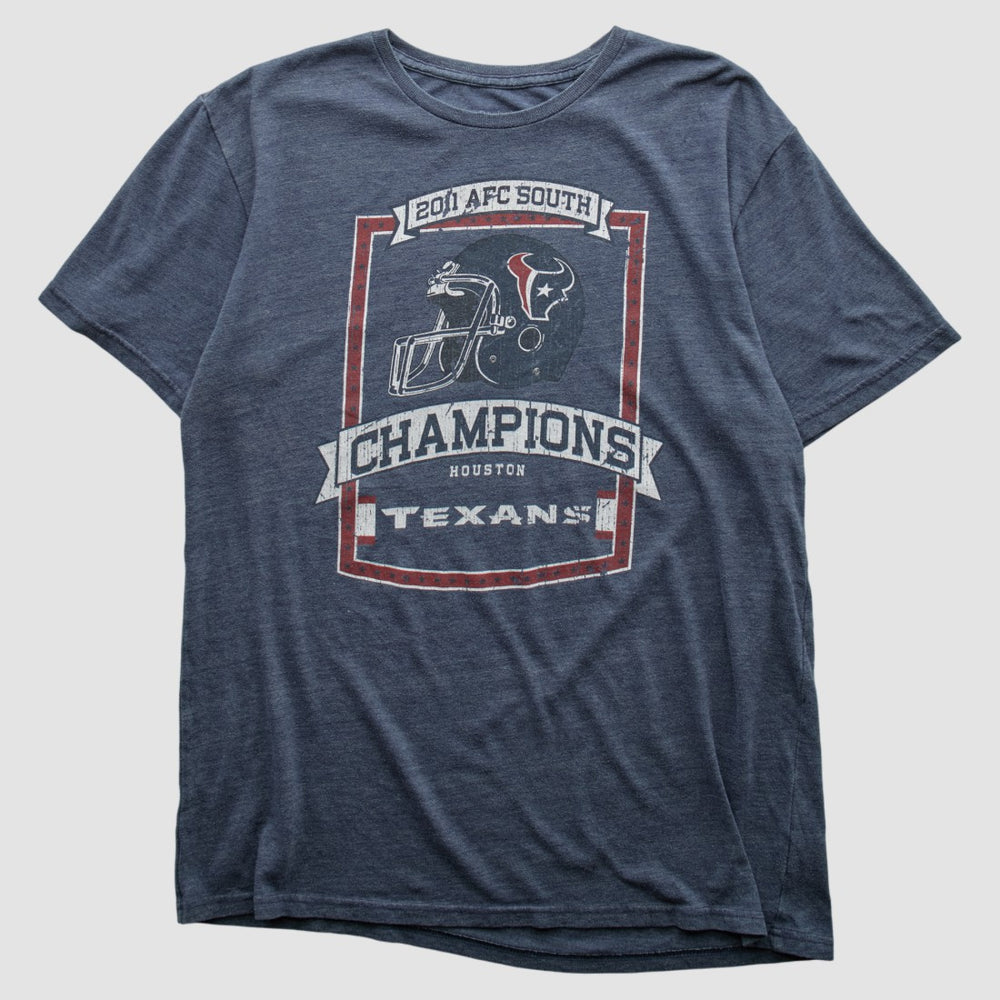 Houston Texans Reebok 2011 T-shirt Navy Vintage | Fanatics