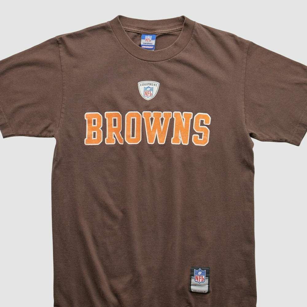 Cleveland Browns Reebok 2000s T-shirt Brown Vintage | Fanatics