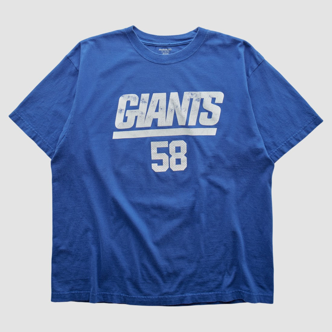 New York Giants Reebok 2000s T-shirt Blue Vintage | Fanatics