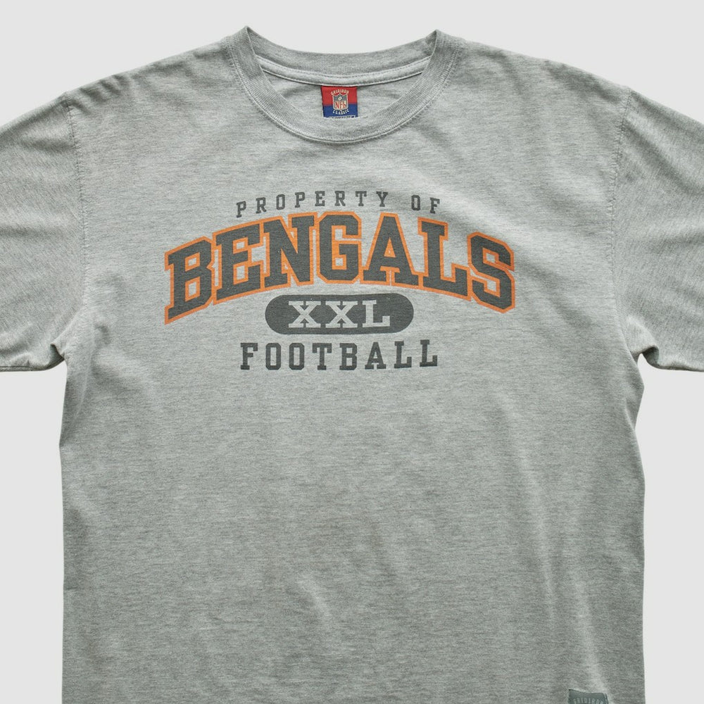 Cincinnati Bengals Reebok 2000s T-shirt Heather Gray Vintage | Fanatics