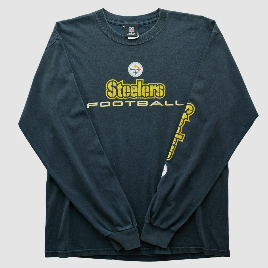 Pittsburgh Steelers Team Edition Apparel 2010s Long Sleeve T-shirt Black Vintage | Fanatics