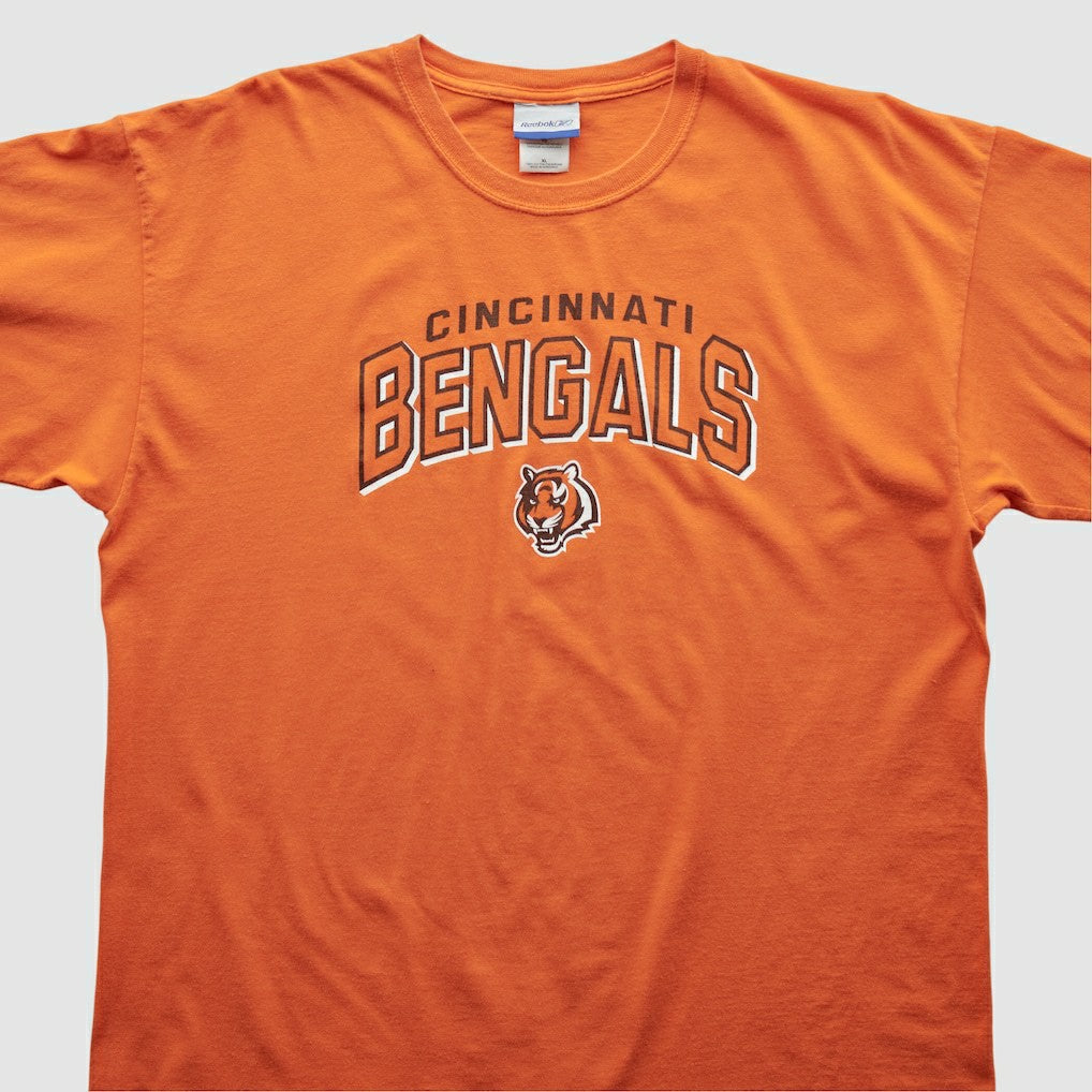 Cincinnati Bengals Reebok 2000s T-shirt Orange Vintage | Fanatics