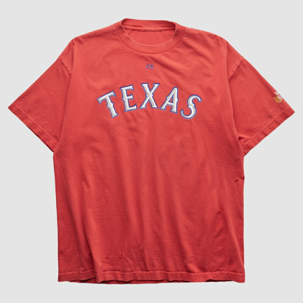 Texas Rangers Majestic 2000s T-shirt - MLB