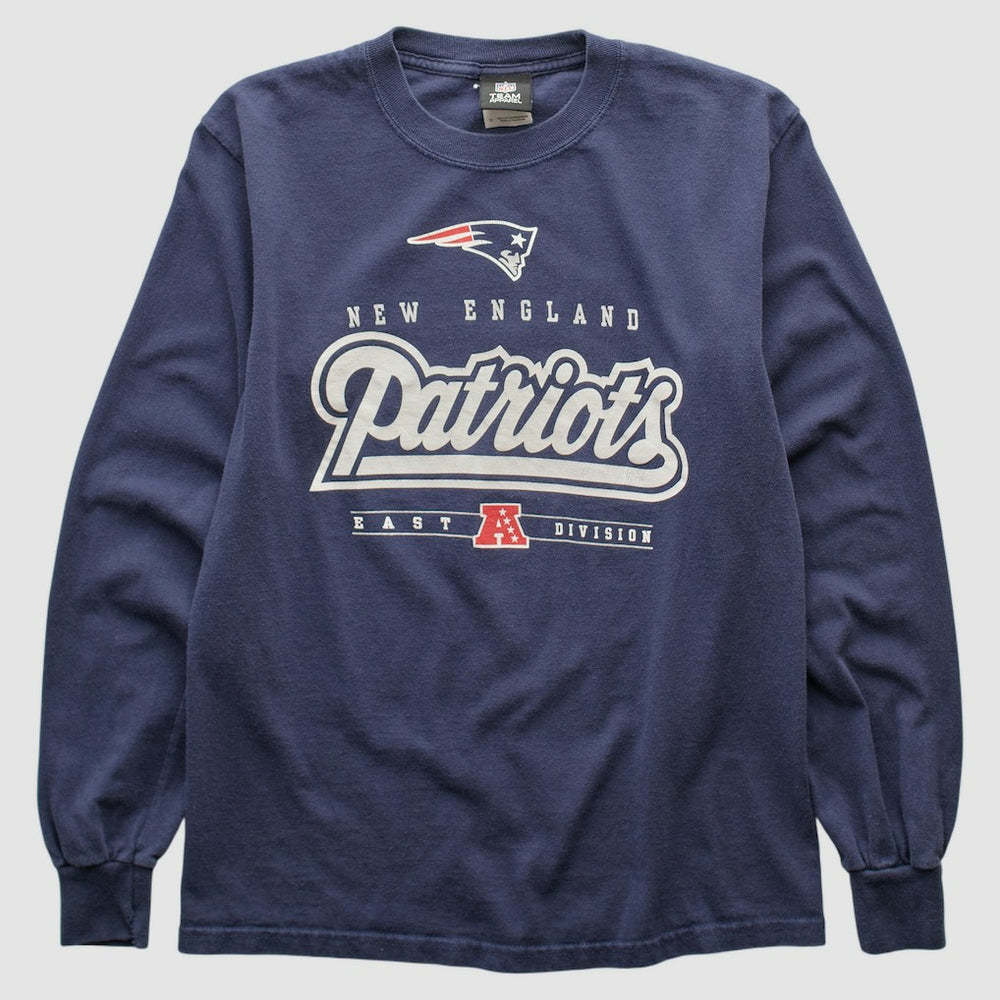 New England Patriots NFL 2010s Long Sleeve T-shirt Navy Vintage | Fanatics