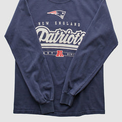 New England Patriots NFL 2010s Long Sleeve T-shirt Navy Vintage | Fanatics