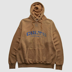 Indianapolis Colts NFL 2000s Hooded Pullover Sweatshirt Brown Vintage | Fanatics