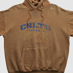 Indianapolis Colts NFL 2000s Hooded Pullover Sweatshirt Brown Vintage | Fanatics
