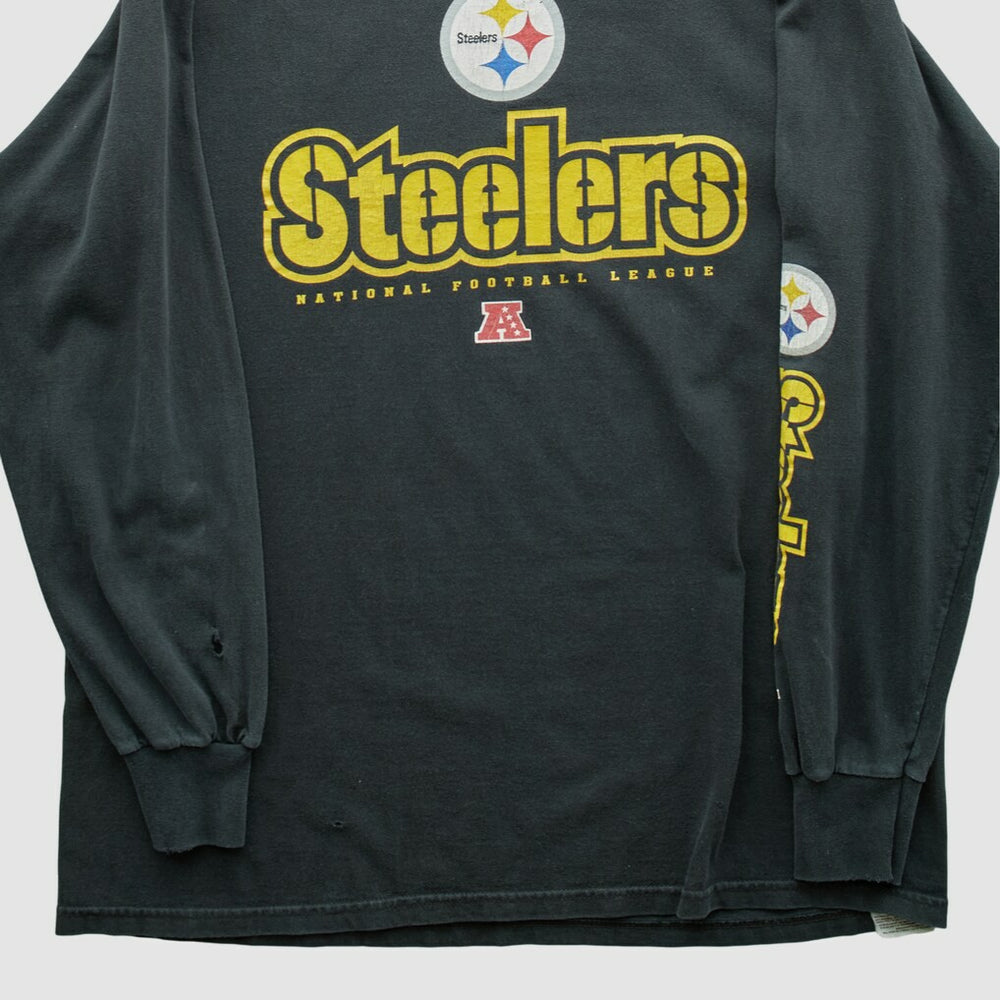 Pittsburgh Steelers NFL 2000s Long Sleeve T-shirt Black Vintage | Fanatics