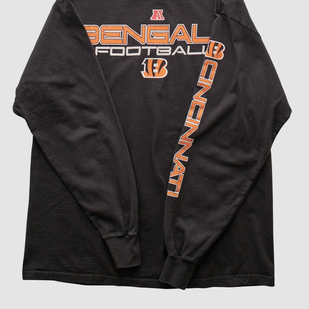 Cincinnati Bengals NFL 2000s Long Sleeve T-shirt Black Vintage | Fanatics