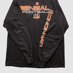 Cincinnati Bengals NFL 2000s Long Sleeve T-shirt Black Vintage | Fanatics