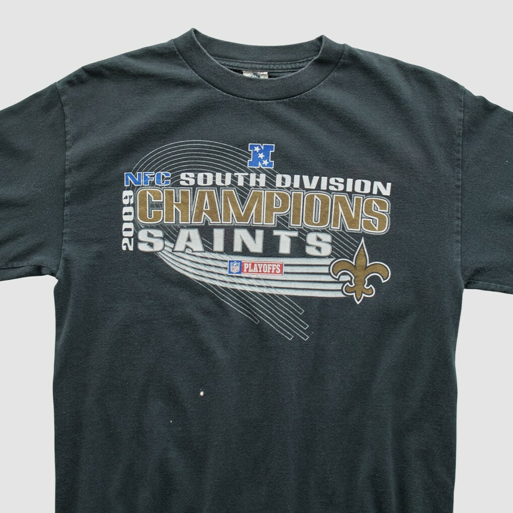New Orleans Saints Alstyle Apparel 2009 Long Sleeve T-shirt Black Vintage | Fanatics
