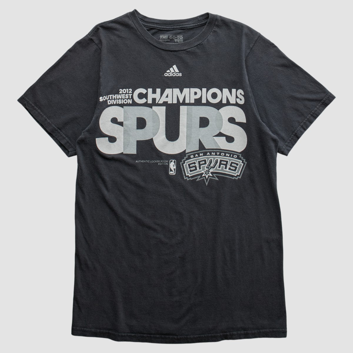 San Antonio Spurs 2012 T-shirt Black Vintage - NBA
