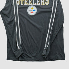 Pittsburgh Steelers Team Edition Apparel 2000s Long Sleeve T-shirt Charcoal Vintage | Fanatics