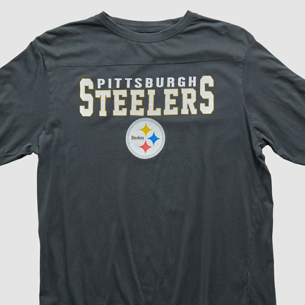 Pittsburgh Steelers Team Edition Apparel 2000s Long Sleeve T-shirt Charcoal Vintage | Fanatics