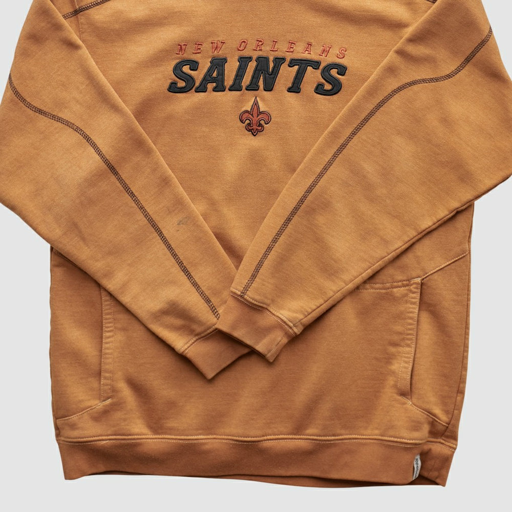 New Orleans Saints 2000s Hooded Pullover Sweatshirt Tan Vintage | Fanatics