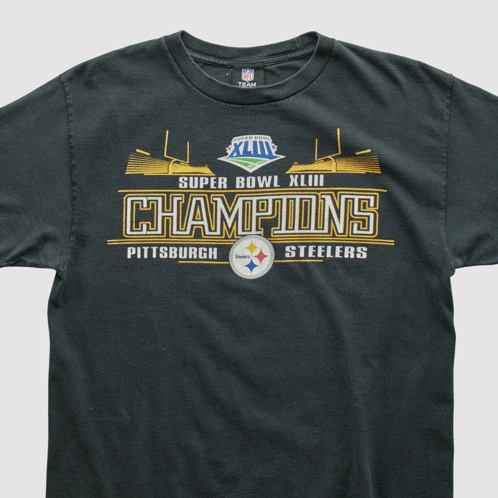 Pittsburgh Steelers NFL 2009 T-shirt Black Vintage | Fanatics