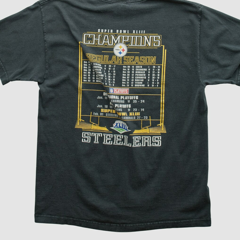 Pittsburgh Steelers NFL 2009 T-shirt Black Vintage | Fanatics