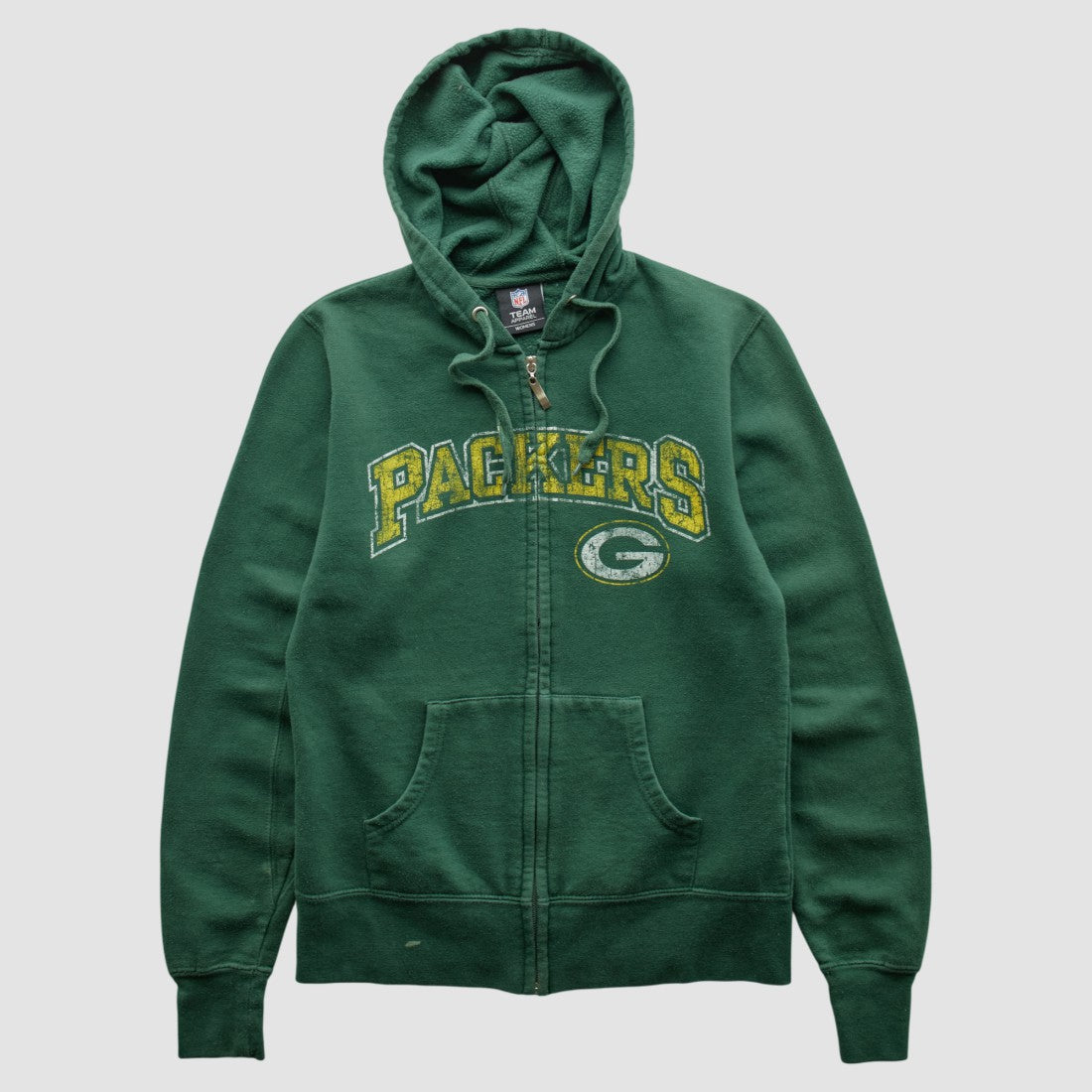 Green Bay Packers NFL 2010s Hooded Full Zip Sweatshirt Green Vintage | Fanatics