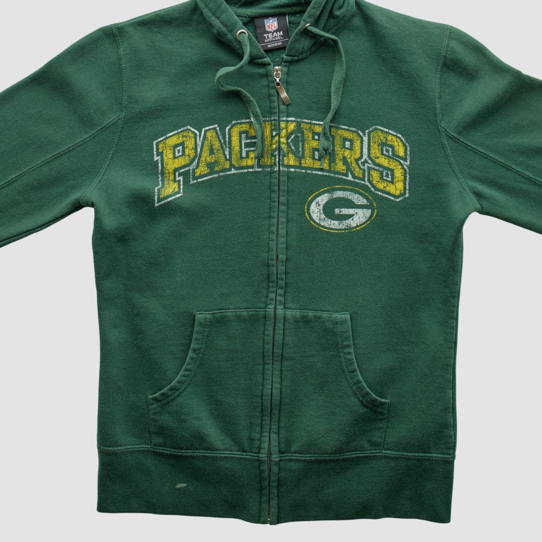 Green Bay Packers NFL 2010s Hooded Full Zip Sweatshirt Green Vintage | Fanatics