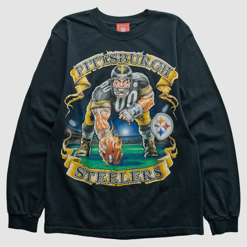 Pittsburgh Steelers NFL 2000s Long Sleeve T-shirt Black Vintage | Fanatics