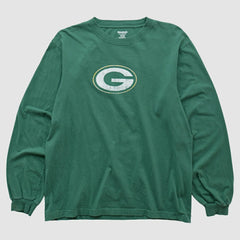 Green Bay Packers Reebok 2000s Long Sleeve T-shirt Green Vintage | Fanatics