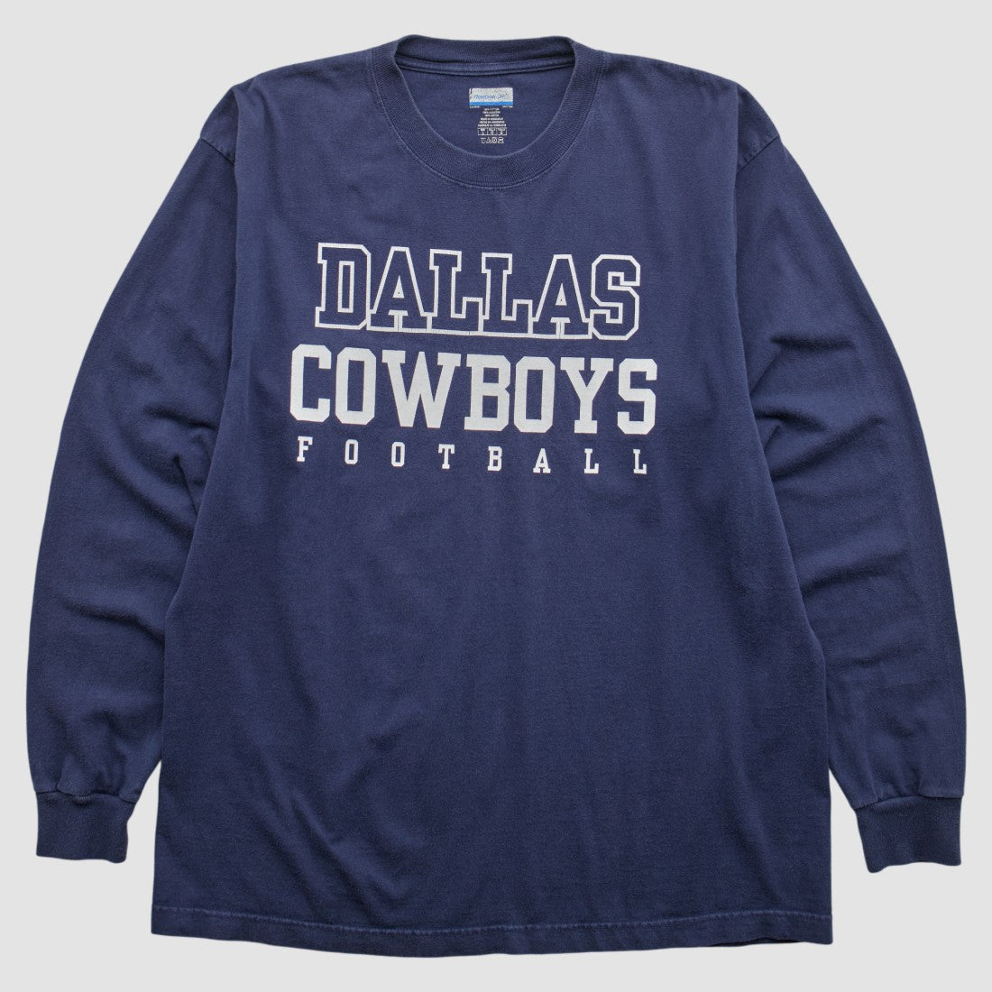 Dallas Cowboys Reebok 2000s Long Sleeve T-shirt Navy Vintage | Fanatics
