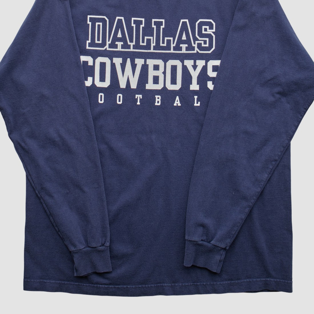 Dallas Cowboys Reebok 2000s Long Sleeve T-shirt Navy Vintage | Fanatics