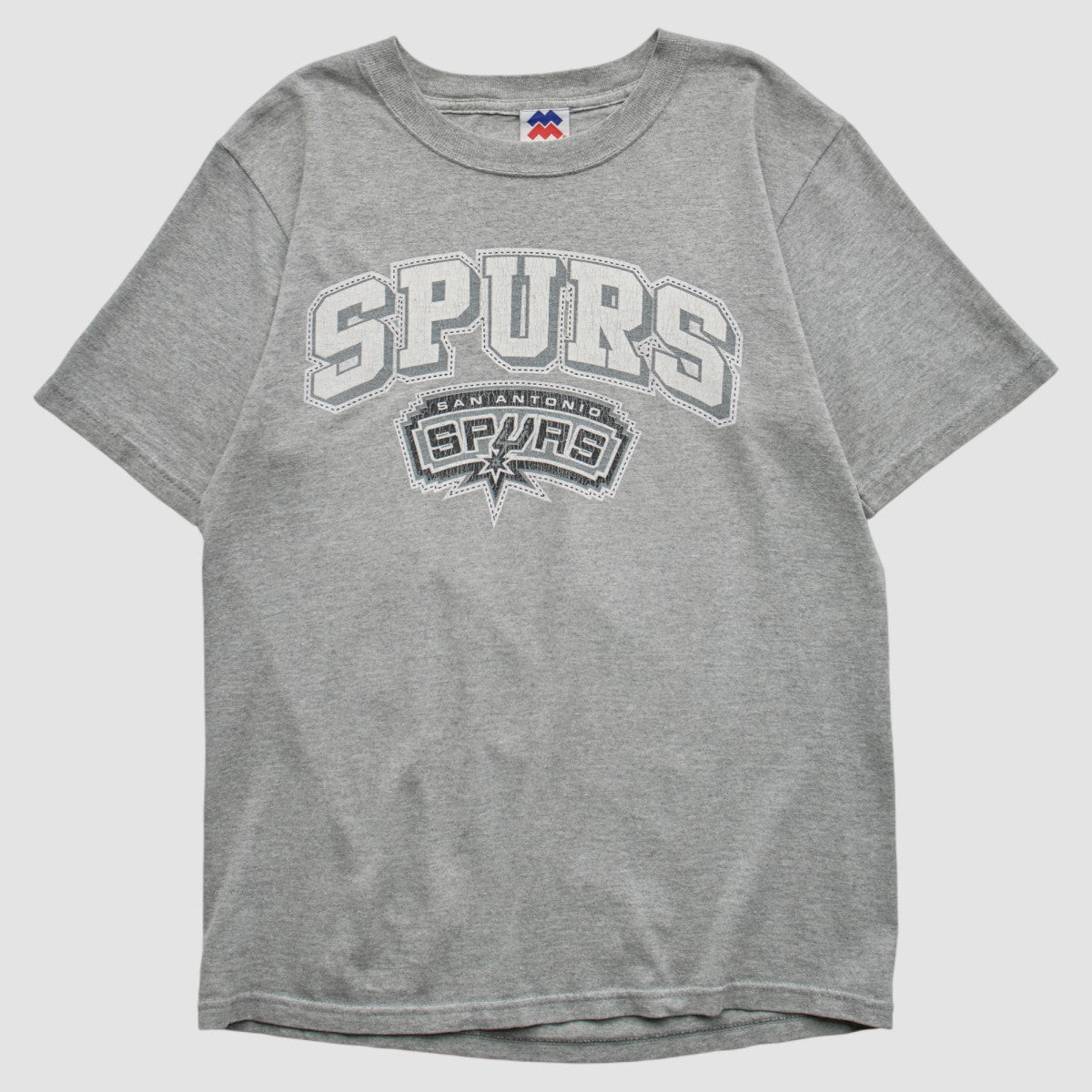 San Antonio Spurs Majestic 2000s T-shirt Heather Gray Vintage - NBA