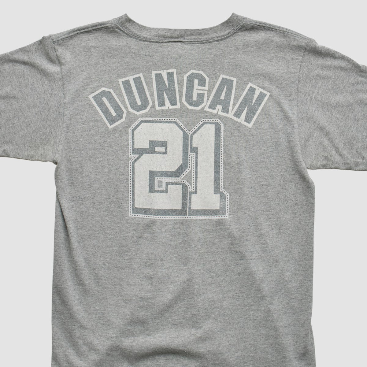 San Antonio Spurs Majestic 2000s T-shirt Heather Gray Vintage - NBA