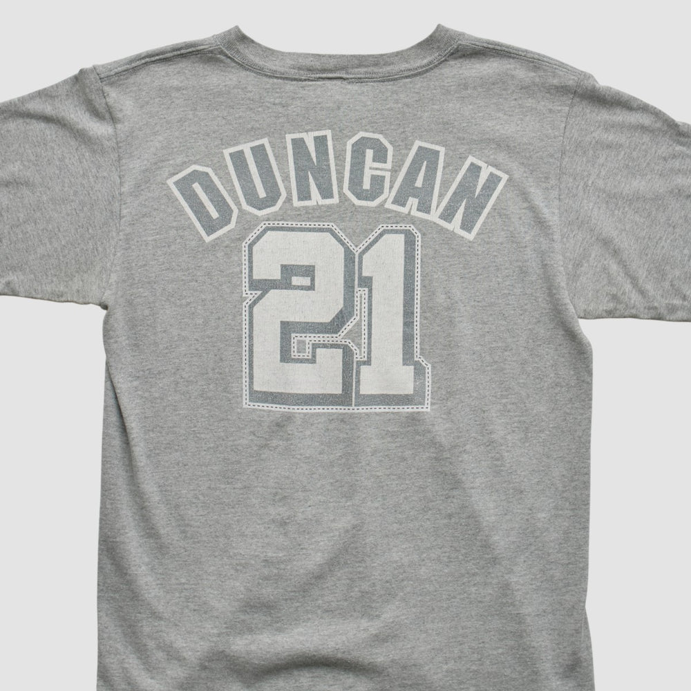 San Antonio Spurs Majestic 2000s T-shirt Heather Gray Vintage - NBA
