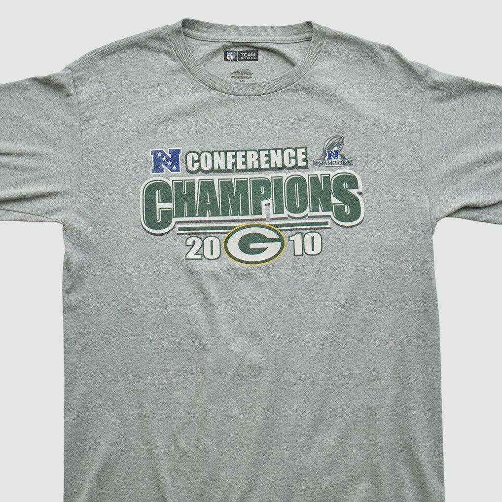 Green Bay Packers NFL 2010 Long Sleeve T-shirt Heather Gray Vintage | Fanatics