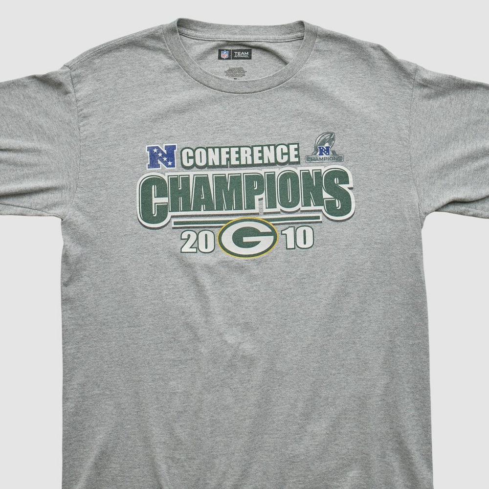 Green Bay Packers NFL 2010 Long Sleeve T-shirt Heather Gray Vintage | Fanatics