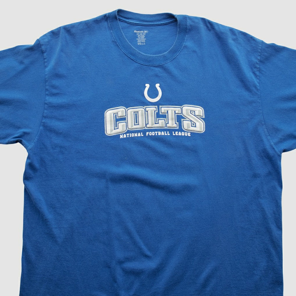 Indianapolis Colts Reebok 2000s T-shirt Blue Vintage | Fanatics