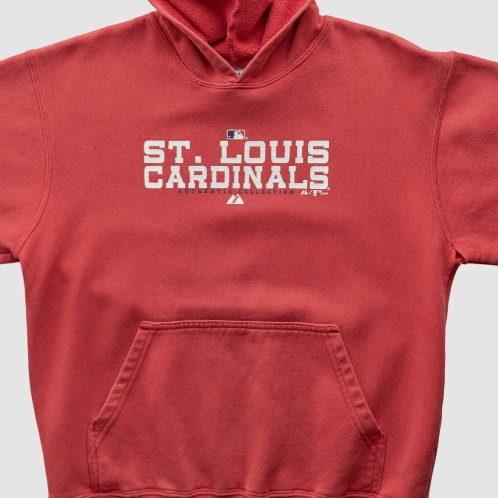 St. Louis Cardinals Majestic 2000s Hooded Pullover Sweatshirt - MLB