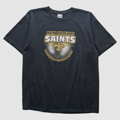 New Orleans Saints Gildan 2009 T-shirt Black Vintage | Fanatics