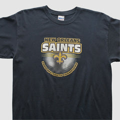 New Orleans Saints Gildan 2009 T-shirt Black Vintage | Fanatics