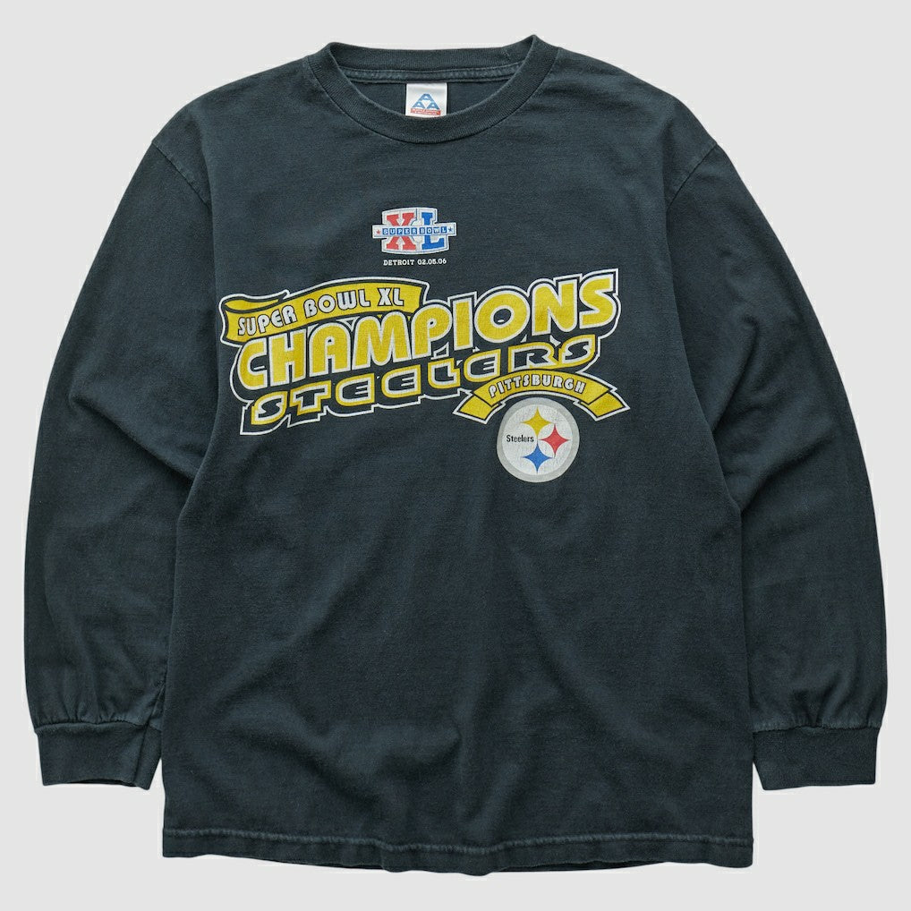 Pittsburgh Steelers Alstyle 2006 Long Sleeve T-shirt Black Vintage | Fanatics