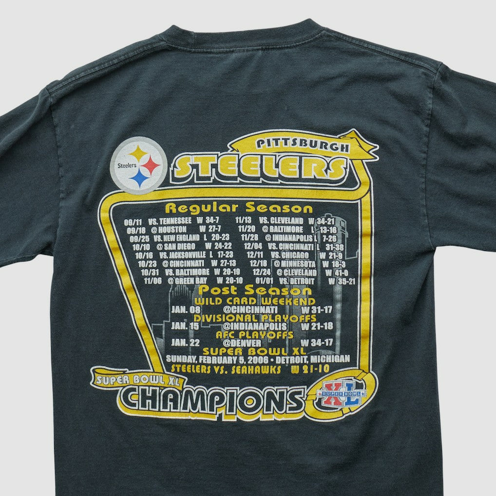 Pittsburgh Steelers Alstyle 2006 Long Sleeve T-shirt Black Vintage | Fanatics