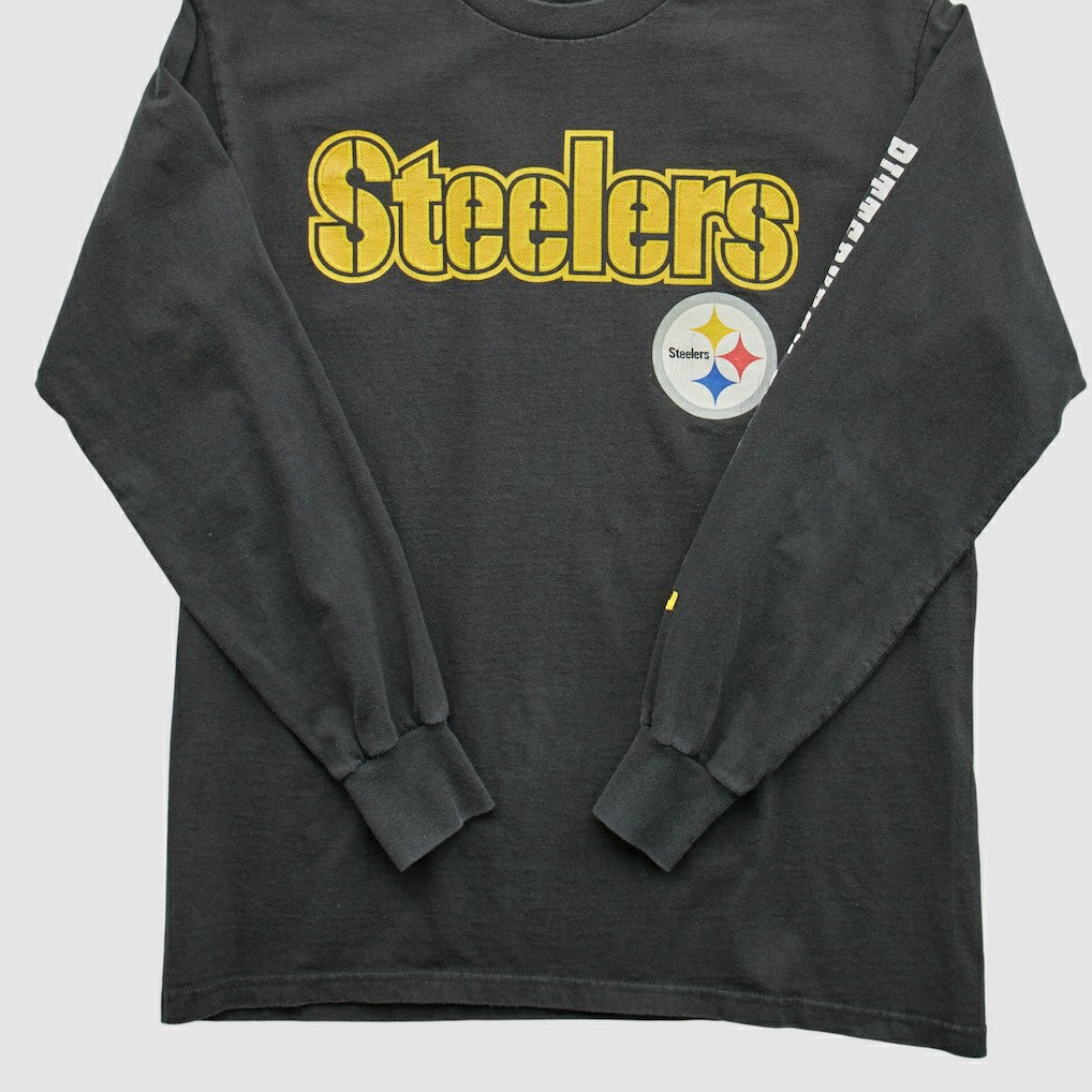 Pittsburgh Steelers 2000s Long Sleeve T-shirt Black Vintage | Fanatics