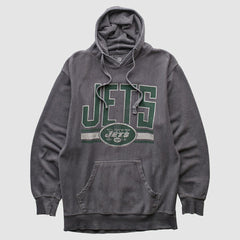 New York Jets NFL 2010s Hooded Pullover Sweatshirt Dark Heather Gray Vintage | Fanatics