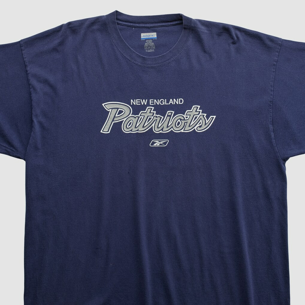 New England Patriots Reebok 2000s T-shirt Navy Vintage | Fanatics