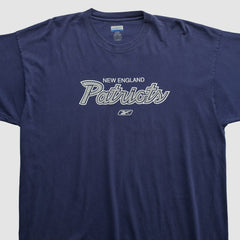 New England Patriots Reebok 2000s T-shirt Navy Vintage | Fanatics