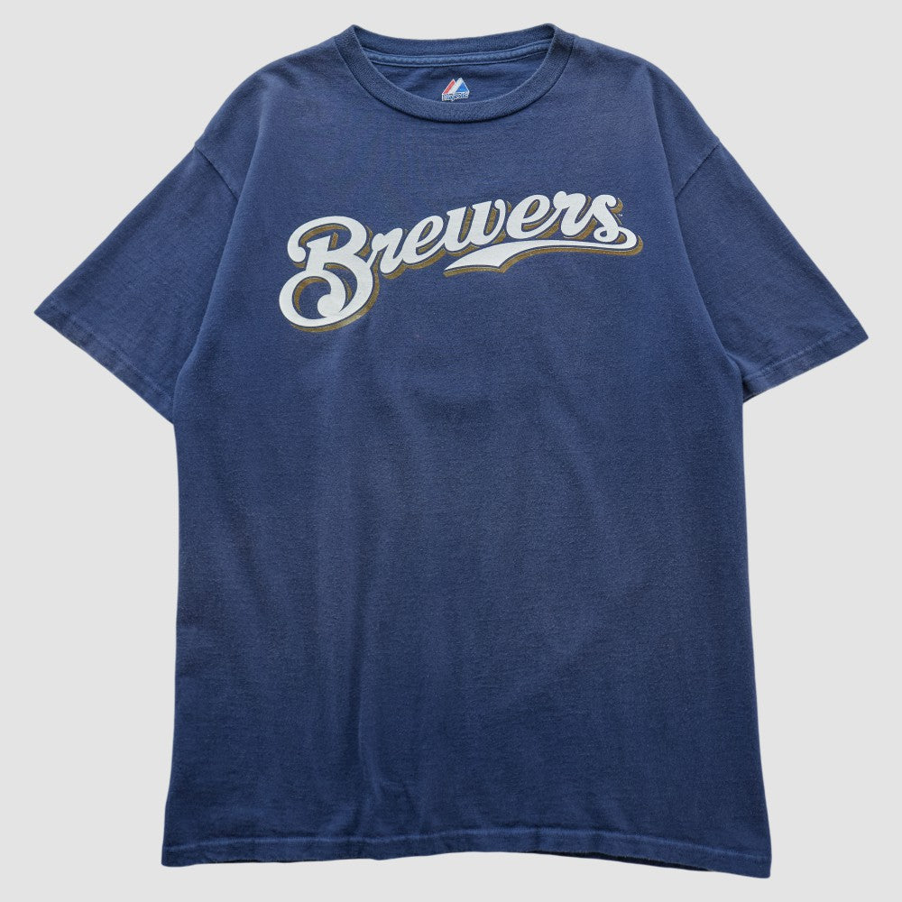 Milwaukee Brewers Majestic 2000s T-shirt - MLB