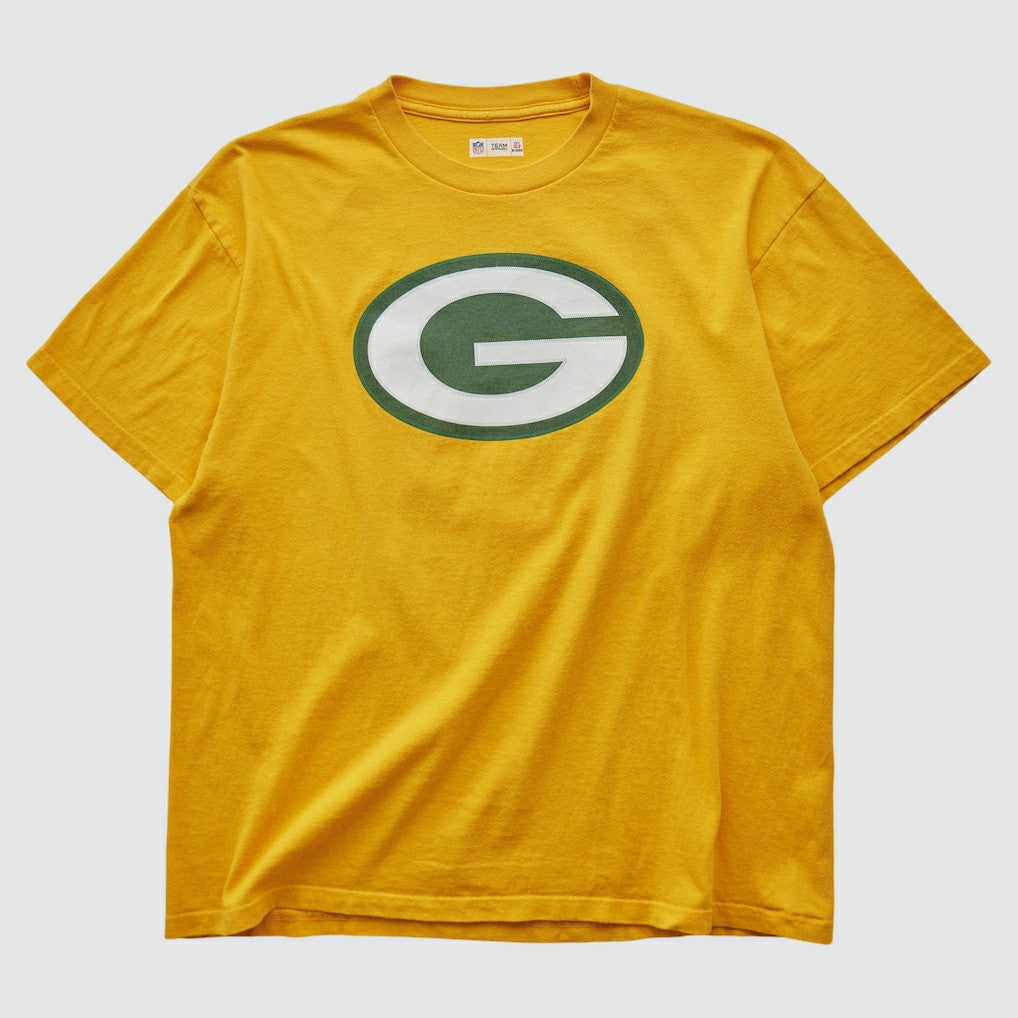Green Bay Packers NFL 2000s T-shirt Yellow Vintage | Fanatics