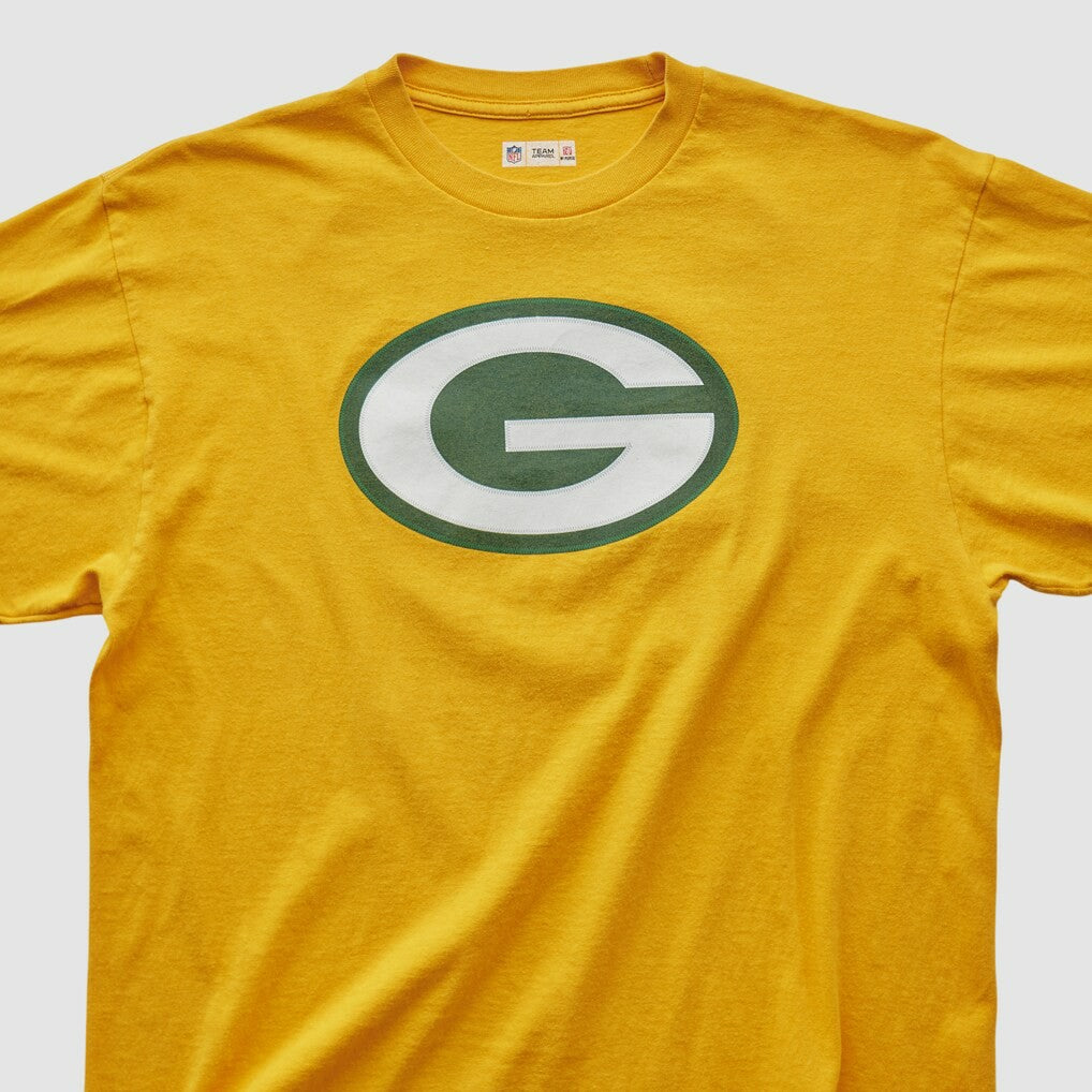 Green Bay Packers NFL 2000s T-shirt Yellow Vintage | Fanatics