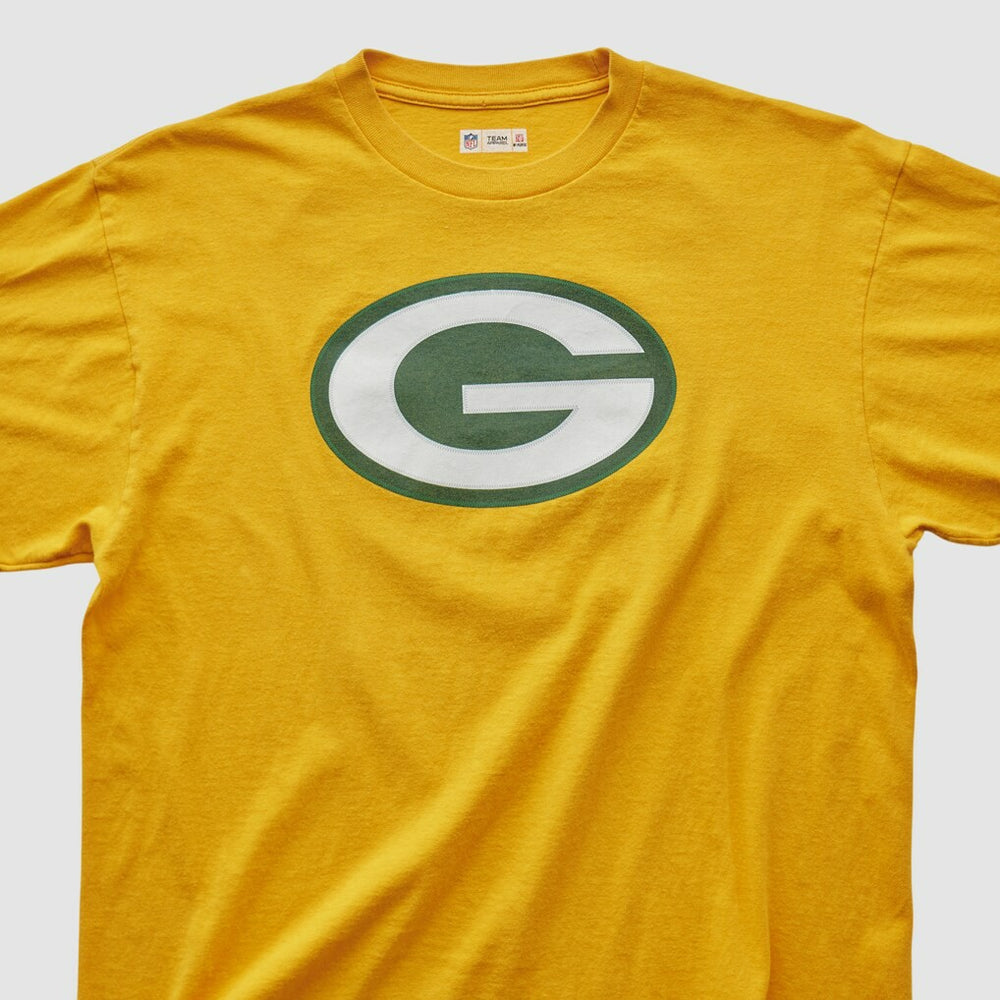 Green Bay Packers NFL 2000s T-shirt Yellow Vintage | Fanatics